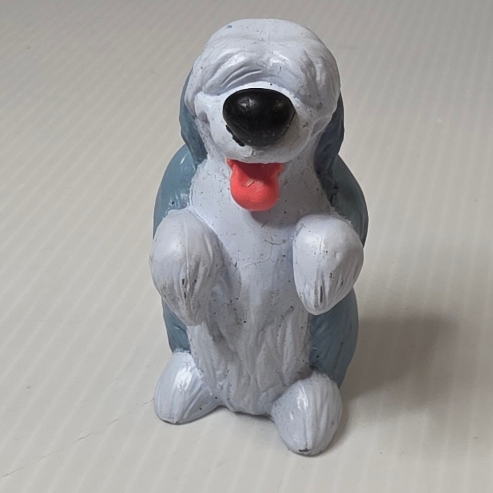 Disney Max Sheepdog Figurine Small Grey White Fair Little Mermaid Toy Figure